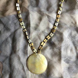 Mother of Pearl Hand Knotted Necklace